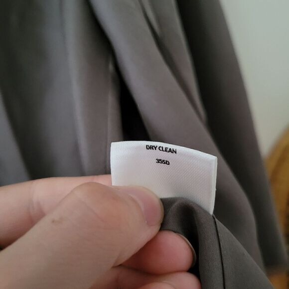 Eileen Fisher NWT Gray Dupioni Silk Jacket Small - Picture 8 of 14